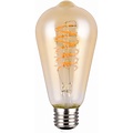 HLW LED LED Lamp Filament Trion Spiro E27 7W 1800K Dimbaar 500lm