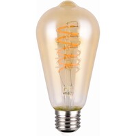 LED Lamp Filament Trion Spiro E27 7W 1800K Dimbaar 500lm