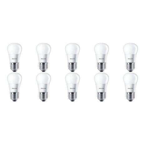 PHILIPS CorePro Lustre P45 E27 10 Pack 5.5W 2700K PHILIPS CorePro Lustre P45 E27 10 Pack 5.5W 2700K