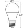 HLW LED LED Bulb E27 Standard Brinton 5W 6500K A60