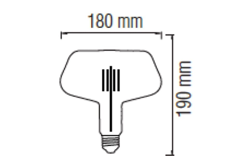 HLW LED LED Lamp Design Gonza E27 8W 2200K Amber