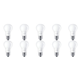 PHILIPS CorePro LEDbulb E27 A60 10 Pack 5.5W 2700K PHILIPS CorePro LEDbulb E27 A60 10 Pack 5.5W 2700K