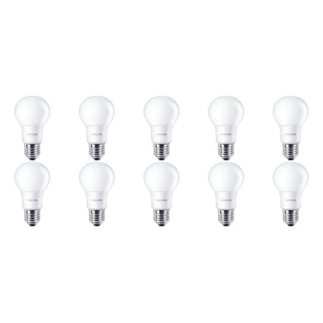 PHILIPS CorePro LEDbulb E27 A60 10 Pack 5.5W 2700K Lichtbronnen