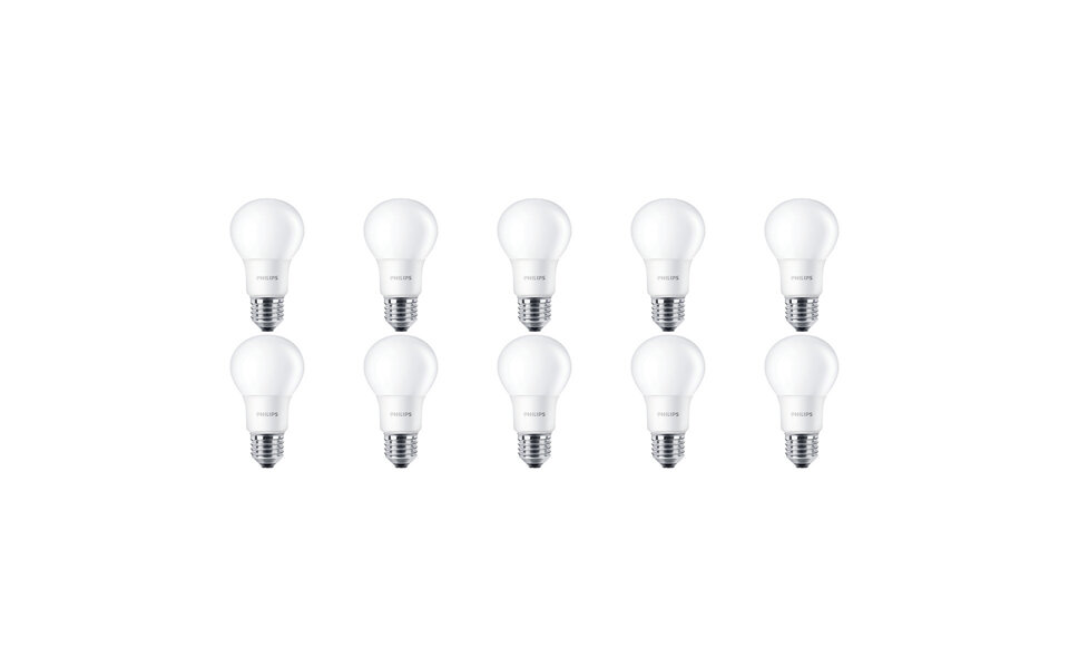 Philips PHILIPS CorePro LED Bulb E27 A60 10 Pack 5.5W 2700K