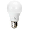 Tien warm witte LED lampen met E27 fitting, 8W vermogen en 3000K kleurtemperatuur