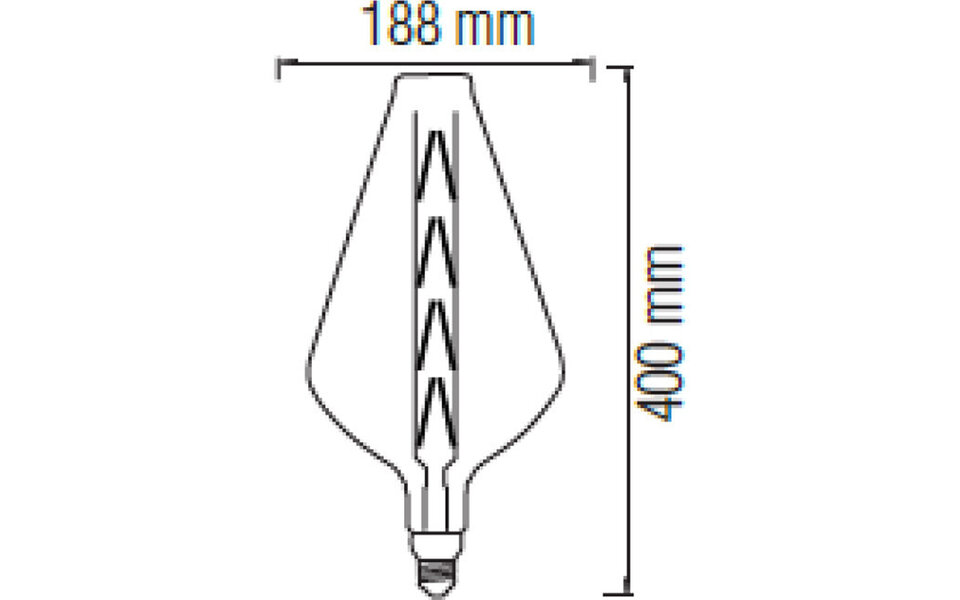 HLW LED LED Lamp Smart LED Aigi Rixona Bulb A60 6W RGB Wifi Transparant