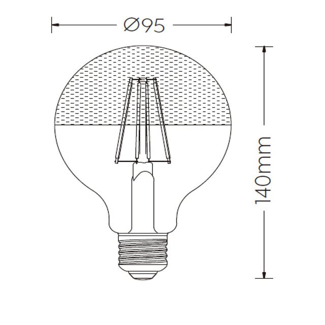 Mat witte A60 LED lamp met E27 fitting, 7W vermogen, 2700K warm licht en 680 lumen lichtopbrengst Mat witte A60 LED lamp met E27 fitting, 7W vermogen, 2700K warm licht en 680 lumen lichtopbrengst