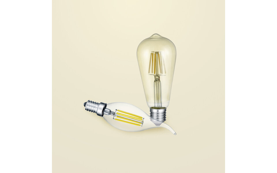 HLW LED LED Lamp Aigi Glow Star E27 4W 1800K Amber HLW LED LED Lamp Aigi Glow Star E27 4W 1800K Amber