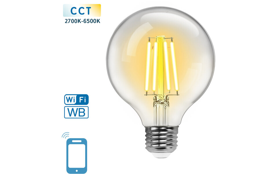 HLW LED LED Lamp Aigi 3D Firework XL E27 4W 1800K Titanium