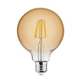 LED Lamp Filament Trion Kalon E27 6W 2700K Aluminium Amber