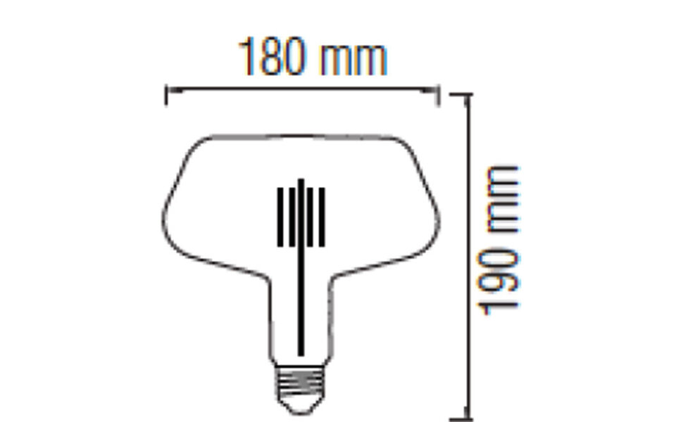HLW LED LED Lamp E27 Fitting 8W Helder/Koud Wit 6000K