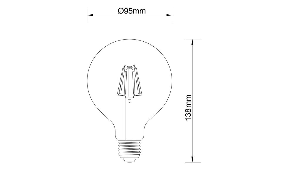 HLW LED LED Lamp 10 Pack Specta Green Colored E27 Fitting 3W