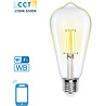 Rustieke filament LED lamp met stervorm, E27 fitting, 6W vermogen en warm wit licht 2200K Rustieke filament LED lamp met stervorm, E27 fitting, 6W vermogen en warm wit licht 2200K
