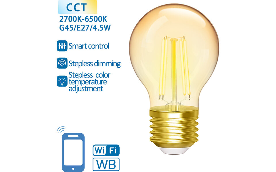 HLW LED LED Lamp Day and Night Sensor Aigi Lido A60 E27 8W Bright/Cool White 6500K