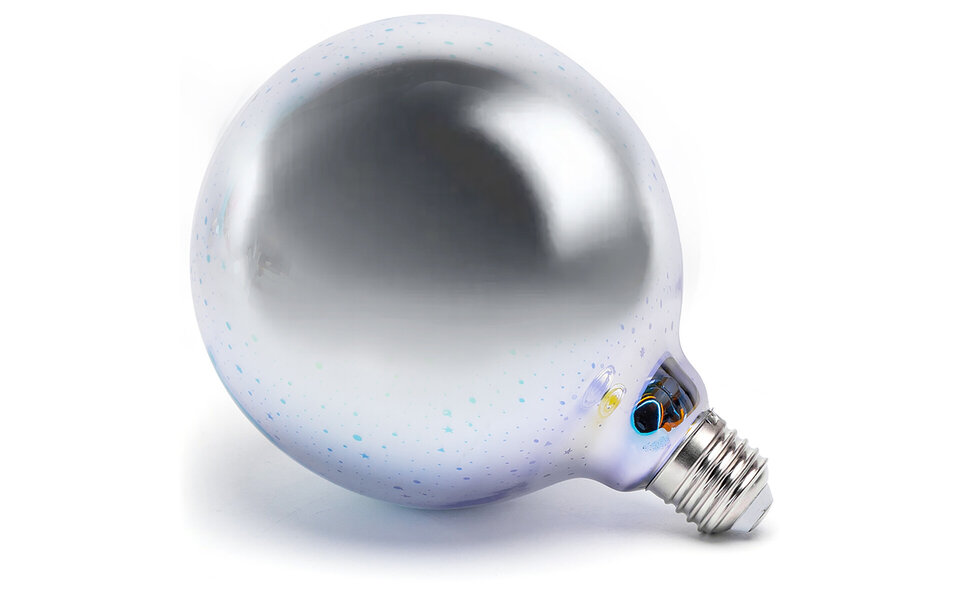 HLW LED LED Lamp Smart LED Aigi Rixona Bulb G95 6W RGB Wifi Amber