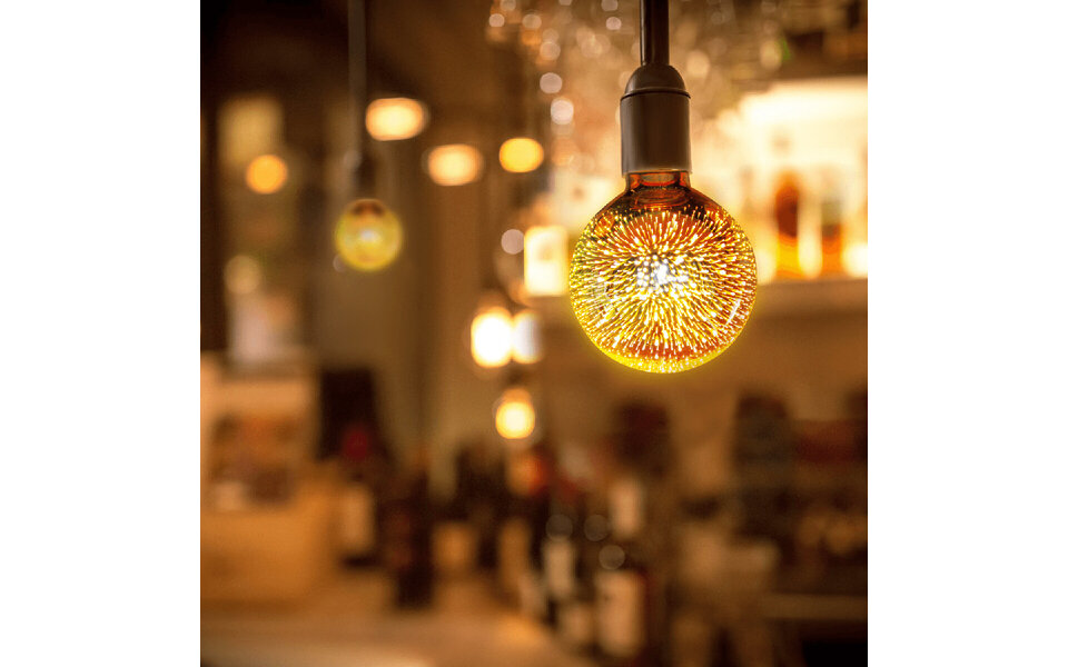 HLW LED LED Lamp Smart LED Aigi Rixona Bulb G125 6W RGB Wifi Amber