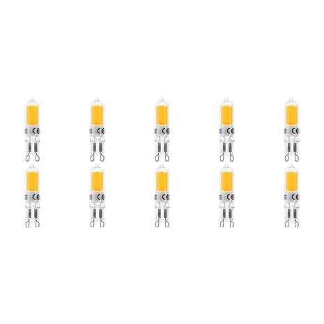 LED Lamp 10 Pack - G9 Fitting, Dimbaar, Warm Wit 3000K LED Lamp 10 Pack - G9 Fitting, Dimbaar, Warm Wit 3000K