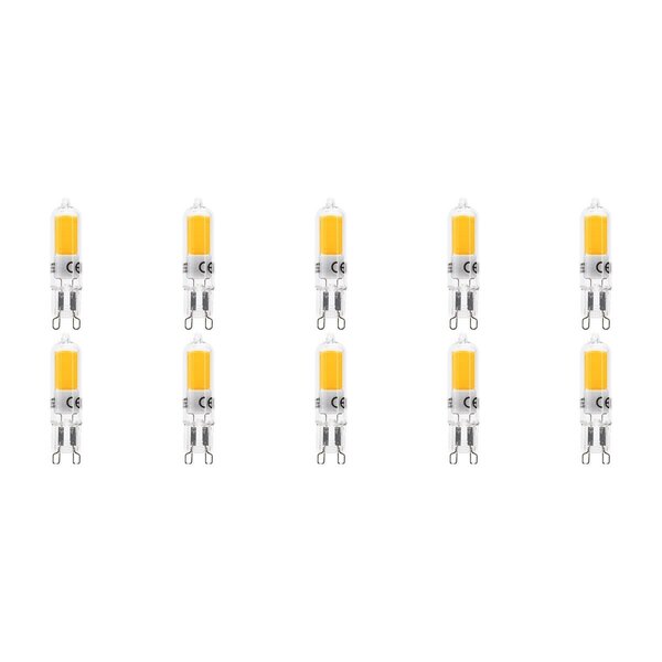 Velvalux LED Lamp 10 Pack - G9 Fitting, Dimbaar, Warm Wit 3000K Velvalux LED Lamp 10 Pack - G9 Fitting, Dimbaar, Warm Wit 3000K