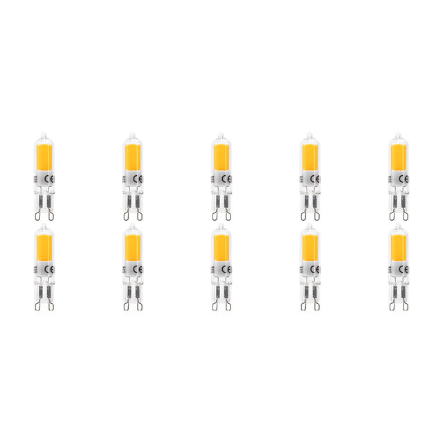 10-Pack LED Lamp G9 - Warm Wit Dimbaar Lichtbronnen