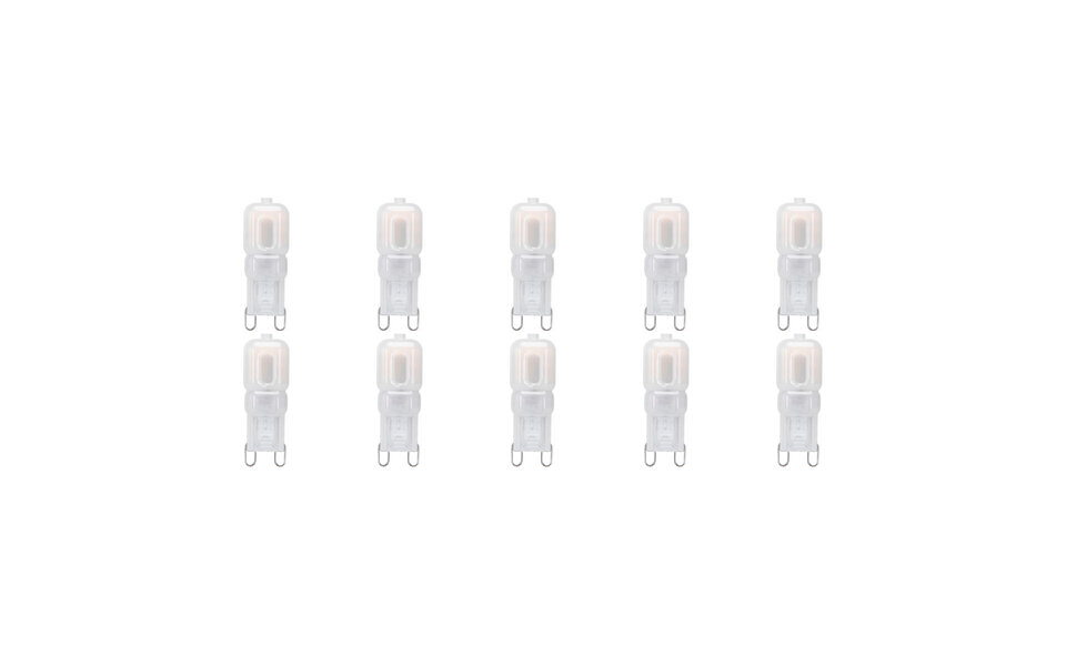 Velvalux LED Bulb 10 Pack - G9 Dimmable Warm White - Energy Efficient & Bright