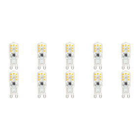 G9 LED Lamp 10 Pack - Dimbaar Warm Wit 3000K G9 LED Lamp 10 Pack - Dimbaar Warm Wit 3000K