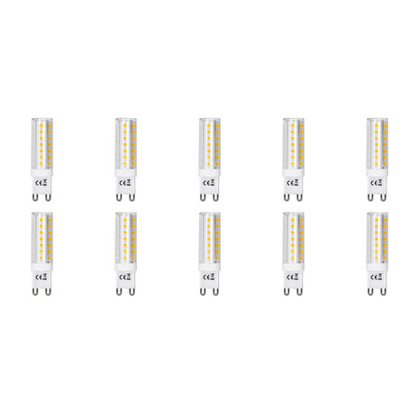 Aigi LED Lamp 10 Pack G9 Fitting - Warm Wit 3000K | Vervangt 40W Aigi LED Lamp 10 Pack G9 Fitting - Warm Wit 3000K | Vervangt 40W