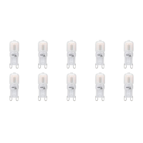 Aigi LED Lamp 10 Pack - G9 Fitting Warm Wit 3000K | Vervangt 18W