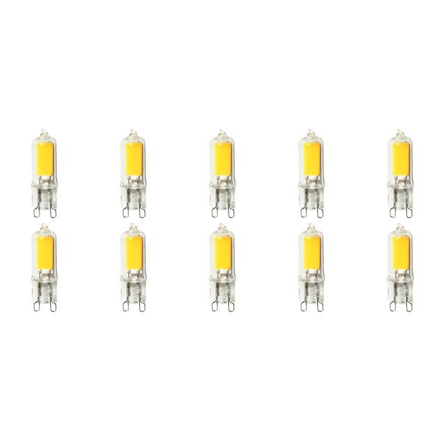LED Lamp 10 Pack - Aigi - G9 Fitting - 2W - Helder/Koud Wit 6500K | Ve Lichtbronnen