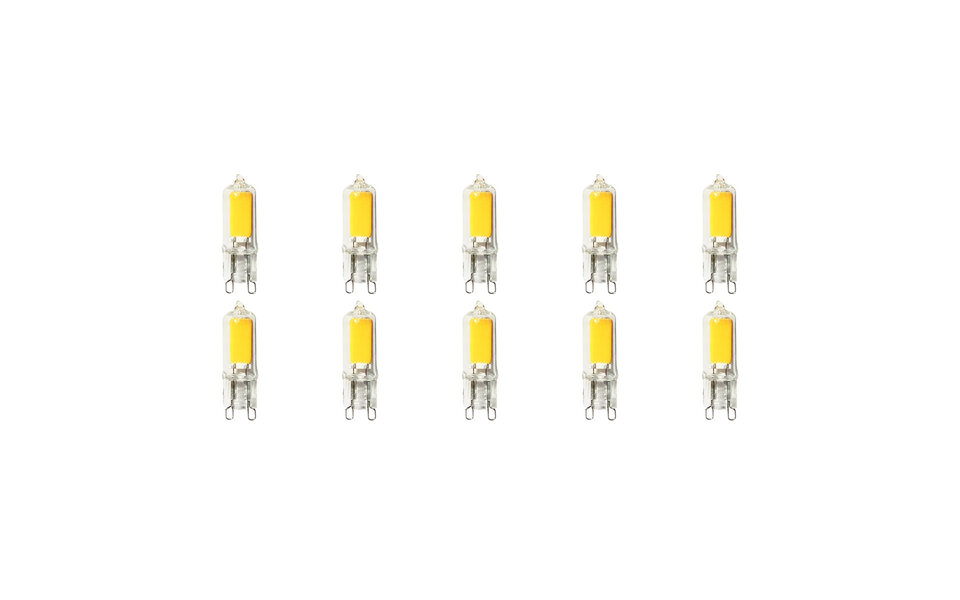 HLW LED LED Lamp 10 Pack - Aigi - G9 Fitting - 2W - Helder/Koud Wit 6500K | Vervangt 20W