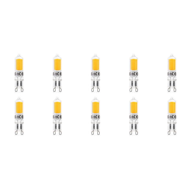 LED Lamp 10 Pack - Aigi - G9 Fitting - 2.2W - Warm Wit 3000K | Vervang Lichtbronnen