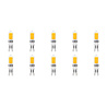 LED Lamp 10 Pack - Aigi - G9 Fitting - 2.2W - Warm Wit 3000K | Vervang Lichtbronnen