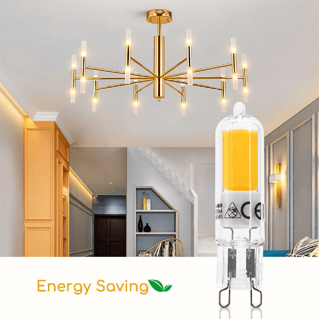 HLW LED LED Bulb 10 Pack - Aigi - G9 Fitting - 2.2W - Warm White 3000K | Replaces 25W