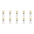 LED Bulb 10 Pack - Aigi Yvona - G9 Fitting - 2.5W - Warm White 3000K - Matte White - K LED Bulb 10 Pack - Aigi Yvona - G9 Fitting - 2.5W - Warm White 3000K - Matte White - K