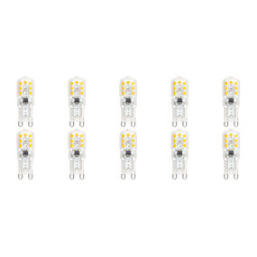 LED Lamp 10 Pack - Aigi Yvona - G9 Fitting - 2.5W - Warm Wit 3000K - M LED Lamp 10 Pack - Aigi Yvona - G9 Fitting - 2.5W - Warm Wit 3000K - M