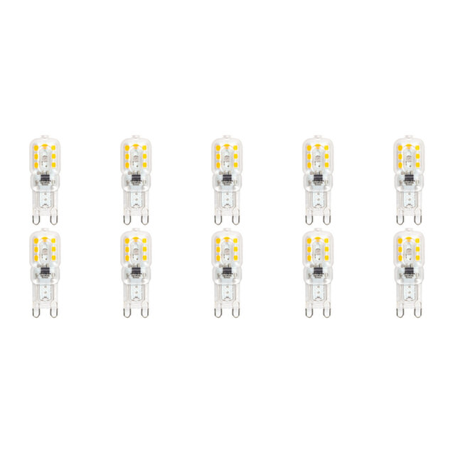 LED Lamp 10 Pack - Aigi Yvona - G9 Fitting - 2.5W - Warm Wit 3000K - M Lichtbronnen LED Lamp 10 Pack - Aigi Yvona - G9 Fitting - 2.5W - Warm Wit 3000K - M Lichtbronnen