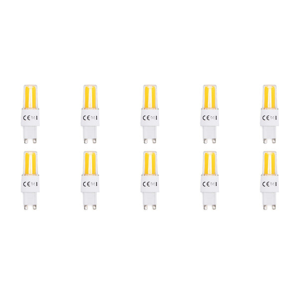 HLW LED Aigi 10 Pack G9 LED Lamp - 3.3W Warm Wit 3000K | Vervangt 36W
