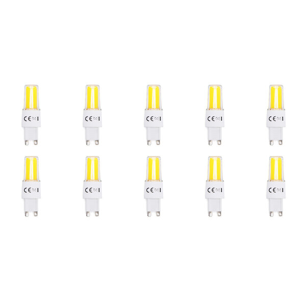 HLW LED Aigi LED Lamp 10 Pack - G9 Fitting - 3.3W Helder/Koud Wit 6500K HLW LED Aigi LED Lamp 10 Pack - G9 Fitting - 3.3W Helder/Koud Wit 6500K