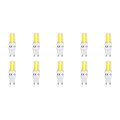 Aigi G9 LED Bulbs 10 Pack - 3.8W Daylight White 6500K | Replaces 40W