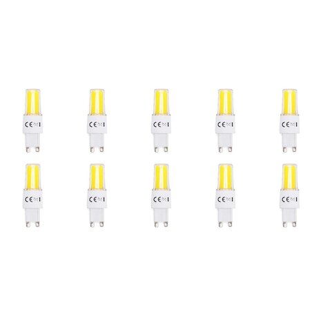 Aigi G9 LED Lampen 10 Pack - 3.8W Daglicht Wit 6500K | Vervangt 40W Aigi G9 LED Lampen 10 Pack - 3.8W Daglicht Wit 6500K | Vervangt 40W