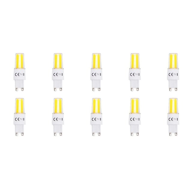Aigi G9 LED Lamp - 10 Pack - Helder/Koud Wit 6500K Lichtbronnen