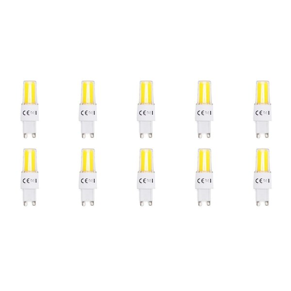HLW LED Aigi G9 LED Lampen 10 Pack - 3.8W Daglicht Wit 6500K | Vervangt 40W HLW LED Aigi G9 LED Lampen 10 Pack - 3.8W Daglicht Wit 6500K | Vervangt 40W