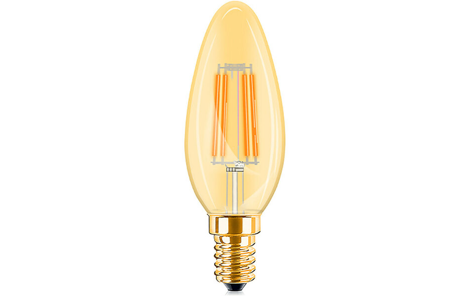 HLW LED Brinton Value Pack 10x E14 LED Bulb Filament Amber 4W - Very Warm White HLW LED Brinton Value Pack 10x E14 LED Bulb Filament Amber 4W - Very Warm White