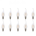 10 Pack LED Bulb - E14 Fitting Filament in Warm White 2700K