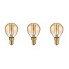 LED Bulb E14 Filament - Set of 3 - Warm White Amber LED Bulb E14 Filament - Set of 3 - Warm White Amber