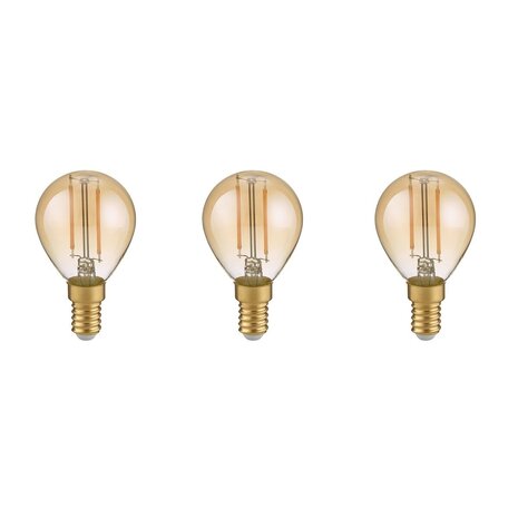 Verhoog je sfeer met de LED Lamp Set E14 Filament Amber - 2W Warm Wit Verhoog je sfeer met de LED Lamp Set E14 Filament Amber - 2W Warm Wit