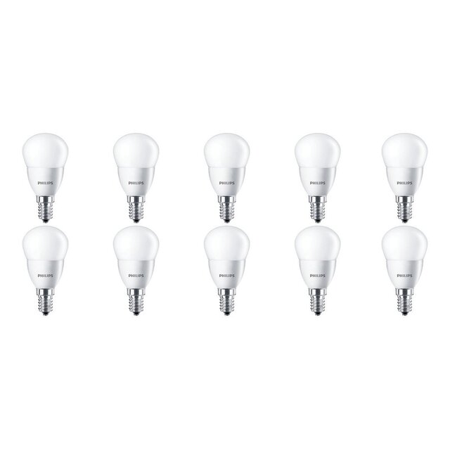 PHILIPS E14 LED Lamp 10 Pack - Warm Wit 2700K Lichtbronnen