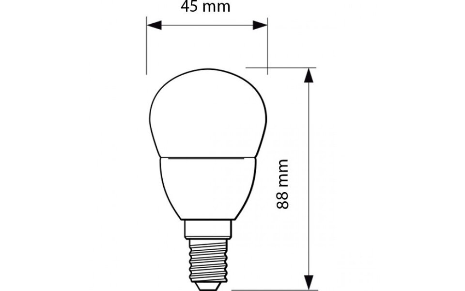 Philips PHILIPS LED Bulb 10 Pack - E14 Fitting, Warm White 2700K, 5.5W