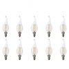 LED Lamp 10 Pack - E14 Filament Kaarslampen