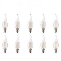LED Lamp 10 Pack - E14 Filament Kaarslampen