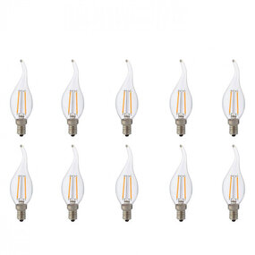 LED Lamp 10 Pack - E14 Filament Kaarslampen LED Lamp 10 Pack - E14 Filament Kaarslampen